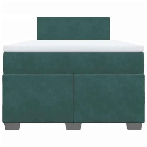 Krevet box spring s madracem tamnozeleni 120x190 cm baršunasti - Tamnozelena 120 x 190 cm Gladak dizajn Cijena