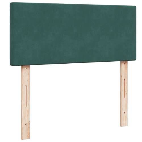 Krevet box spring s madracem tamnozeleni 120x190 cm baršunasti - Tamnozelena 120 x 190 cm Gladak dizajn Cijena