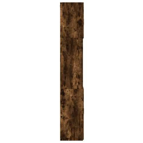 Visoka komoda boja hrasta 80x42,5x249 cm od konstruiranog drva - Dimljeni hrast 1 Cijena