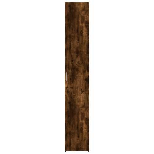 Visoka komoda boja hrasta 30x42,5x185 cm od konstruiranog drva - Dimljeni hrast 1 Cijena