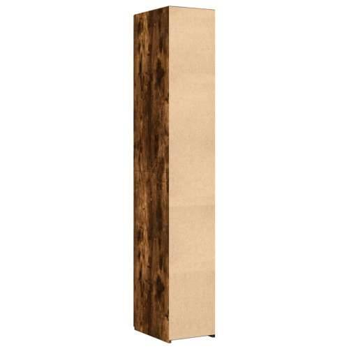 Visoka komoda boja hrasta 30x42,5x185 cm od konstruiranog drva - Dimljeni hrast 1 Cijena