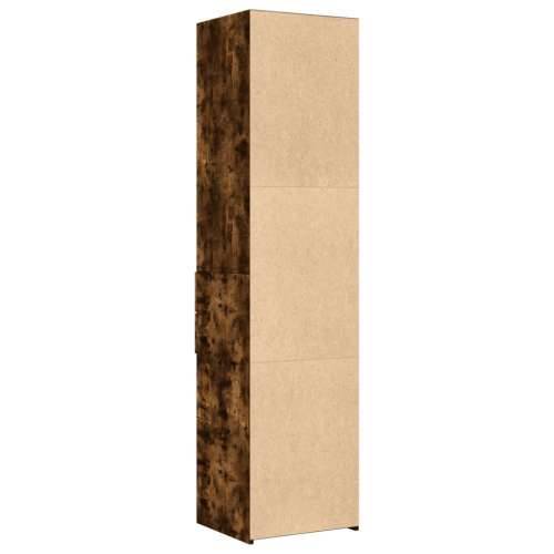 Visoka komoda dimljeni hrast 45x42,5x185 cm konstruirano drvo Dimljeni hrast 1 Cijena