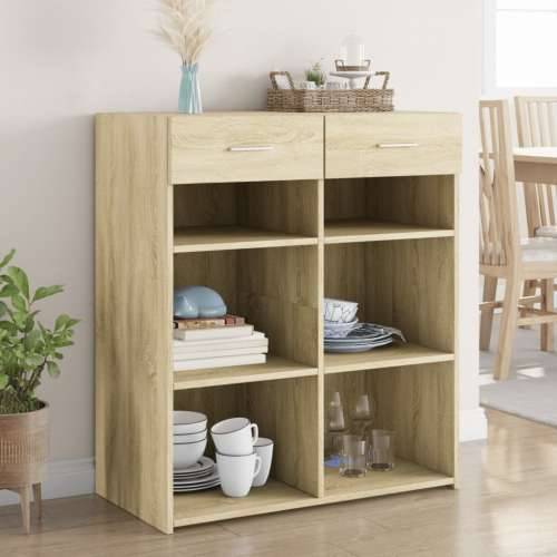 Komoda boja hrasta sonome 80x42,5x93 cm od konstruiranog drva - sonoma hrast 1 Cijena