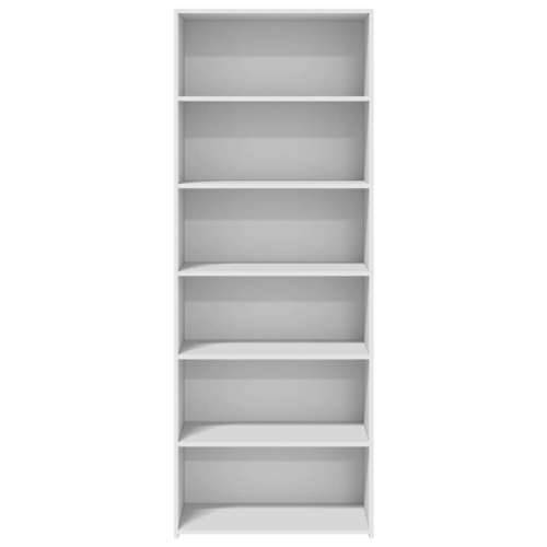 Visoka komoda bijela 70x41x185 cm od konstruiranog drva - Bijela 1 Cijena
