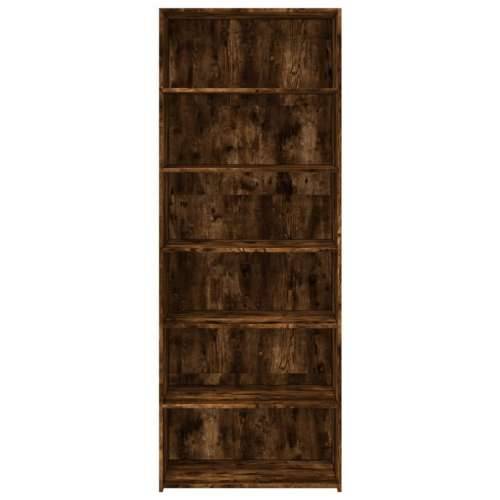 Visoka komoda dimljeni hrast 70x41x185 cm od konstruiranog drva - Dimljeni hrast 1 Cijena