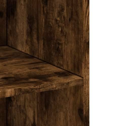 Visoka komoda dimljeni hrast 70x41x185 cm od konstruiranog drva - Dimljeni hrast 1 Cijena