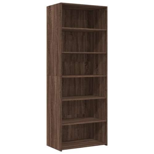 Visoka komoda boja hrasta 70x41x185 cm od konstruiranog drva - Smeđi hrast 1 Cijena