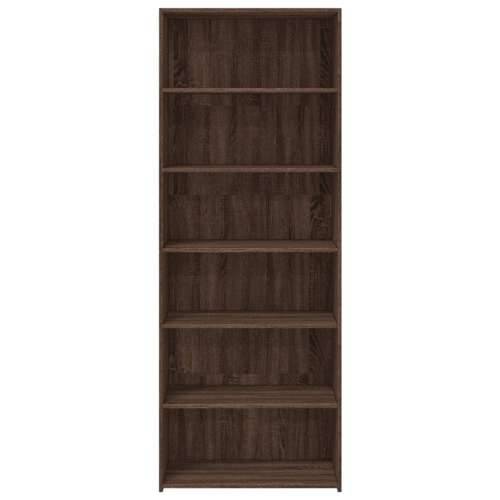 Visoka komoda boja hrasta 70x41x185 cm od konstruiranog drva - Smeđi hrast 1 Cijena