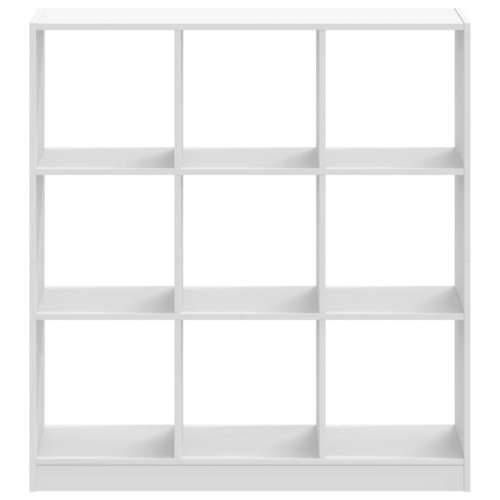 Regal za knjige bijeli 102 x 32 x 108 cm od konstruiranog drva - Bijela 1 108 cm 102 cm Cijena