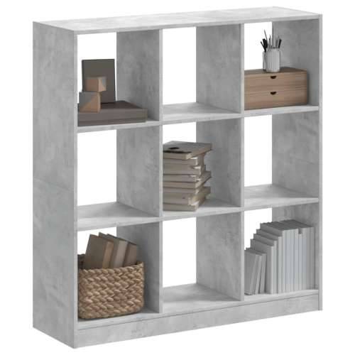 Regal za knjige boja betona 102 x 32 x 108 cm konstruirano drvo - Beton siva 1 108 cm 102 cm Cijena