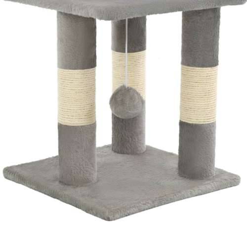 Penjalica za mačke sa stupovima za grebanje od sisala 65 cm siva Cijena