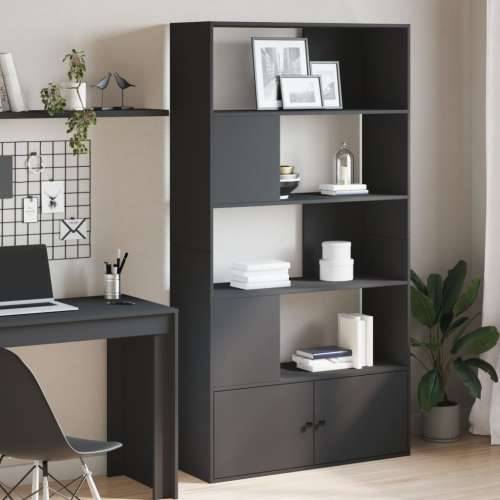 Regal za knjige crni 100x36x189 cm konstruirano drvo - Crna 1 100 cm Cijena