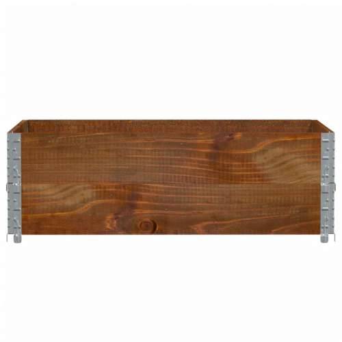 Vrtni sadilica smeđa 120 x 80 cm od masivne borovine - Tamno smeđa 120 x 80 x 41 cm 1 Cijena