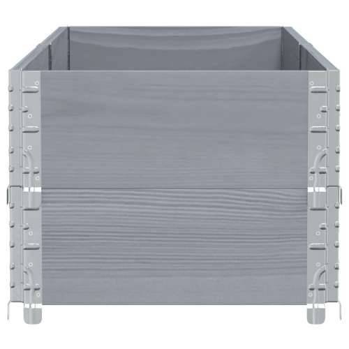 Vrtna sadilica siva 150x50 cm od masivne borovine - Siva 150 x 50 x 41 cm 1 Cijena