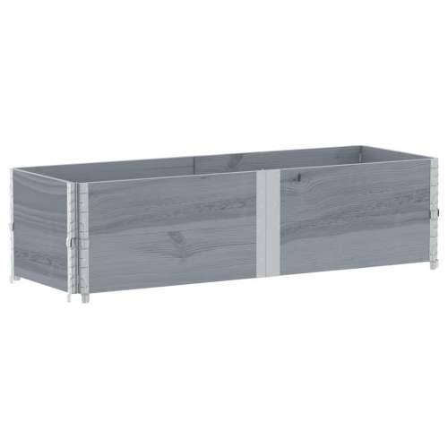 Vrtna sadilica siva 150x50 cm od masivne borovine - Siva 150 x 50 x 41 cm 1 Cijena