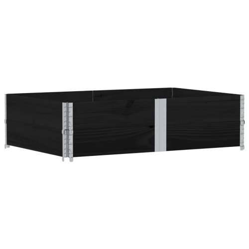Vrtna sadilica crna 150x100 cm od masivne borovine - Crna 150 x 100 x 41 cm 1 Cijena