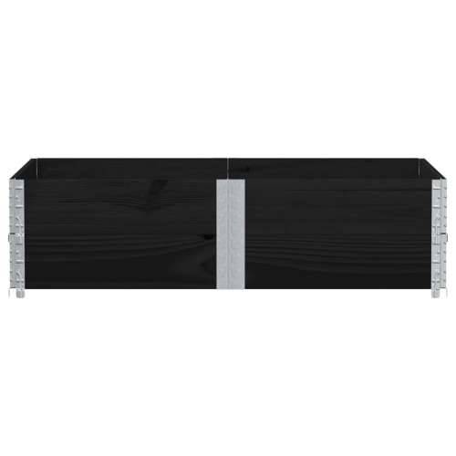 Vrtna sadilica crna 150x100 cm od masivne borovine - Crna 150 x 100 x 41 cm 1 Cijena