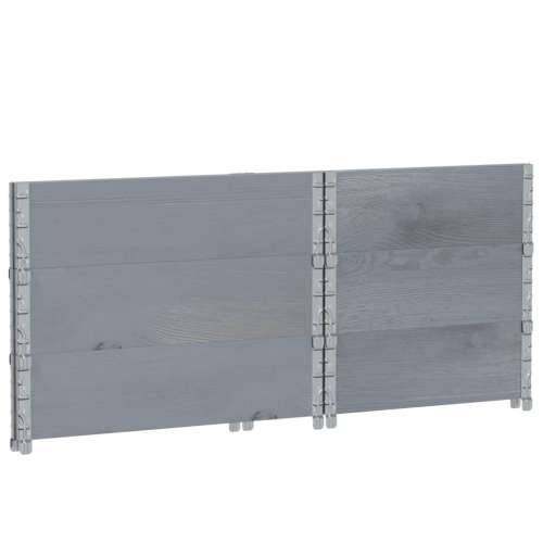 Vrtna sadilica siva 80x60 cm od masivne borovine - Siva 80 x 60 x 60.5 cm 1 Cijena