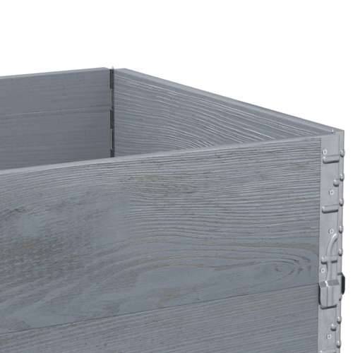 Vrtna sadilica siva 80x60 cm od masivne borovine - Siva 80 x 60 x 60.5 cm 1 Cijena