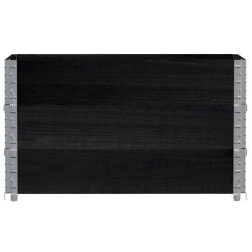 Vrtna sadilica crna 100x50 cm od masivne borovine - Crna 100 x 50 x 60.5 cm 1 Cijena