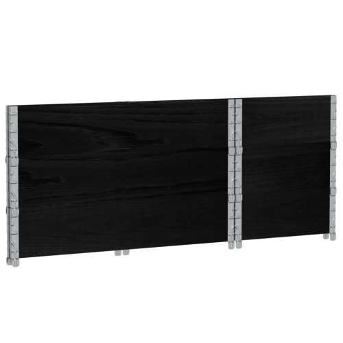 Vrtna sadilica crna 100x50 cm od masivne borovine - Crna 100 x 50 x 60.5 cm 1 Cijena