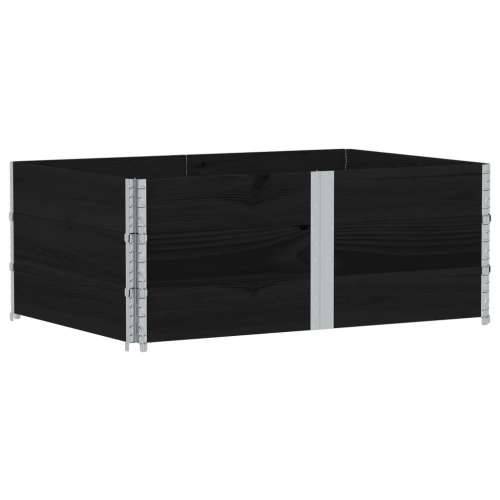Vrtna sadilica crna 150x100 cm od masivne borovine - Crna 150 x 100 x 60.5 cm 1 Cijena
