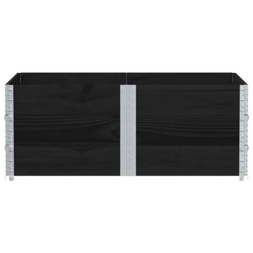 Vrtna sadilica crna 150x100 cm od masivne borovine - Crna 150 x 100 x 60.5 cm 1 Cijena