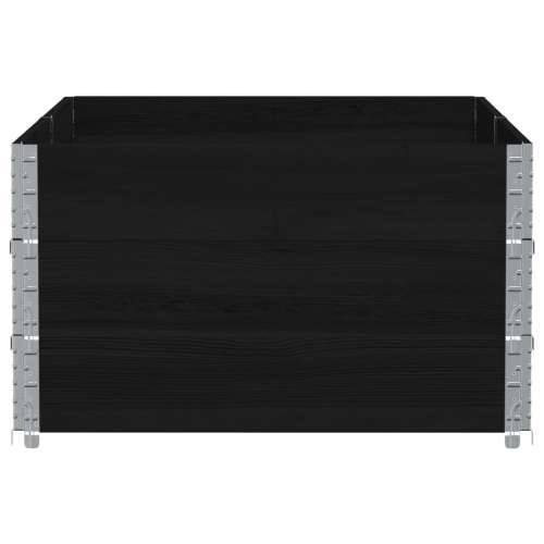 Vrtna sadilica crna 150x100 cm od masivne borovine - Crna 150 x 100 x 60.5 cm 1 Cijena