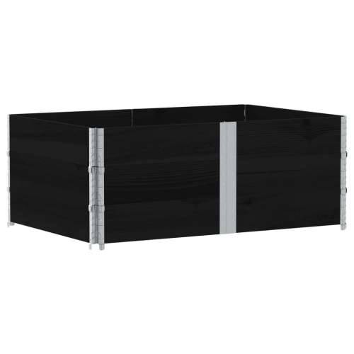 Vrtna sadilica crna 150x100 cm od masivne borovine - Crna 150 x 100 x 60.5 cm 1 Cijena