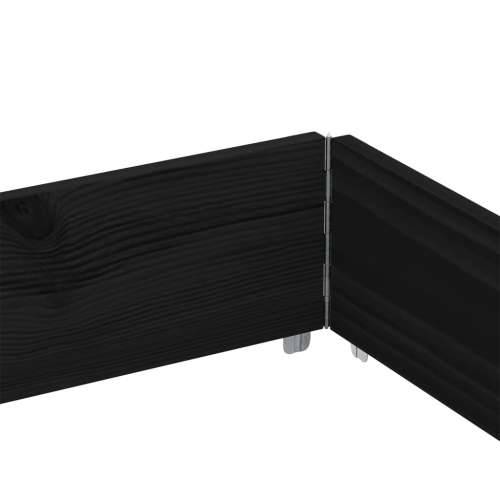 Vrtna sadilica crna 150x100 cm od masivne borovine - Crna 150 x 100 x 60.5 cm 1 Cijena