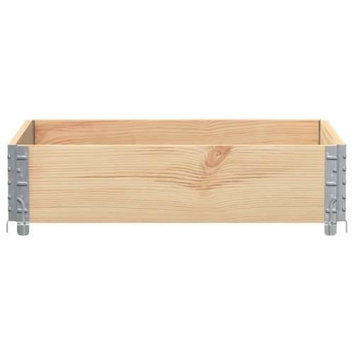 Vrtna sadilica 80x60 cm od masivne borovine - Prirodna 80 x 60 x 21.5 cm 1 Cijena