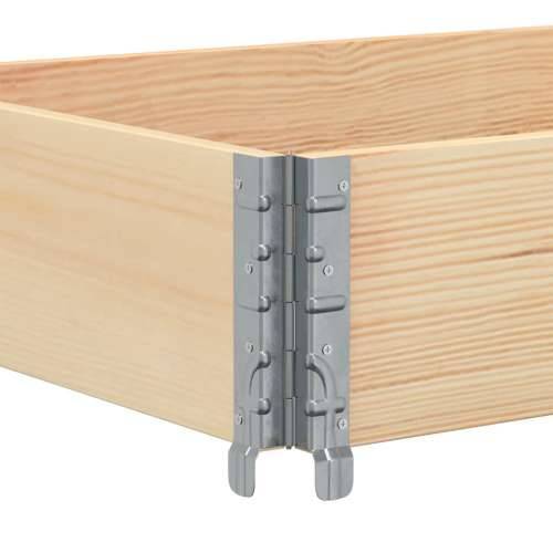 Vrtna sadilica 80x60 cm od masivne borovine - Prirodna 80 x 60 x 21.5 cm 1 Cijena