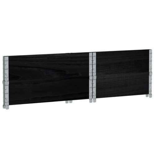 Vrtna sadilica crna 80x60 cm od masivne borovine - Crna 80 x 60 x 41 cm 1 Cijena