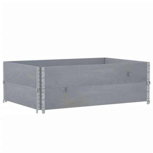 Vrtni sadilica siva 120 x 80 cm od masivne borovine - Siva 120 x 80 x 41 cm 1 Cijena