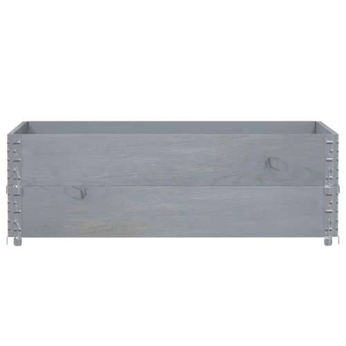 Vrtni sadilica siva 120 x 80 cm od masivne borovine - Siva 120 x 80 x 41 cm 1 Cijena