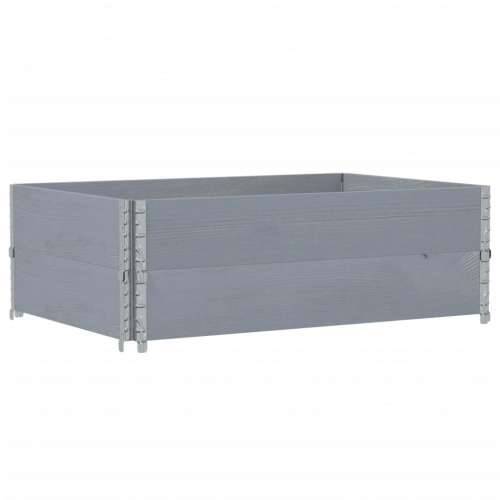 Vrtni sadilica siva 120 x 80 cm od masivne borovine - Siva 120 x 80 x 41 cm 1 Cijena