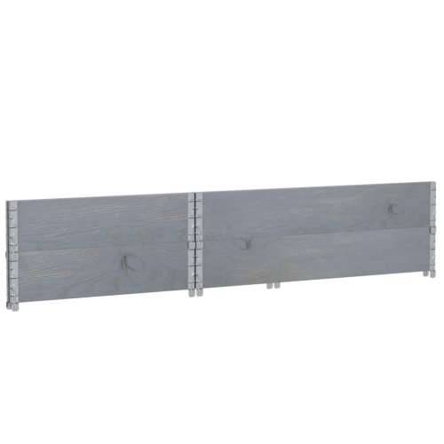 Vrtni sadilica siva 120 x 80 cm od masivne borovine - Siva 120 x 80 x 41 cm 1 Cijena