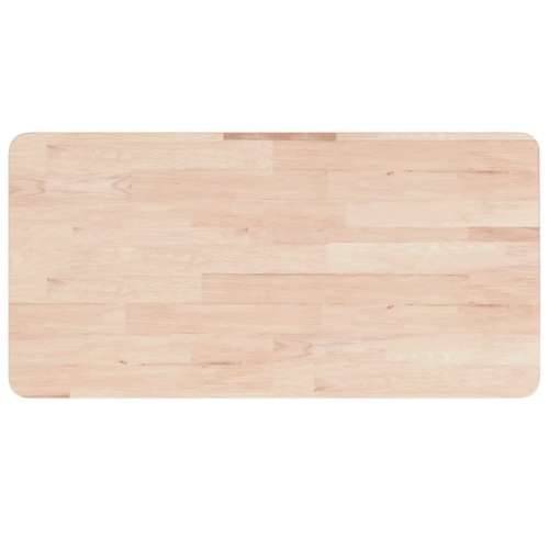 Zidna polica za Lavabo - Umivaonik od čelika i masivne hrastovine Smeđa i bijela 80 x 40 x 2.5 cm 1 Pravokutno Cijena