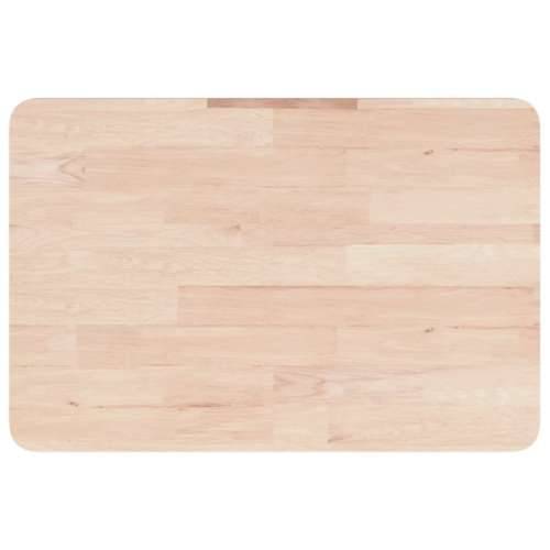 Zidna polica za Lavabo - Umivaonik od čelika i masivne hrastovine Smeđa i crna 60 x 40 x 2.5 cm 1 Trapez Cijena