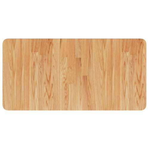 Zidna polica za Lavabo - Umivaonik od čelika i masivne hrastovine - svijetlo smeđa i crna 80 x 40 x 2.5 cm 1 Pravokutno Cijena