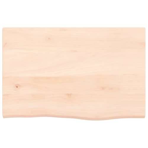 Zidna polica za Lavabo - Umivaonik od čelika i masivne hrastovine Smeđa i crna 60 x 40 x 2 cm 1 Pravokutno Cijena