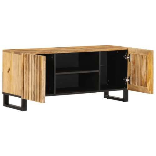 TV ormarić 105 x 34 x 46 cm od grubog masivnog drva manga - Svjetlosmeđa 1 Cijena