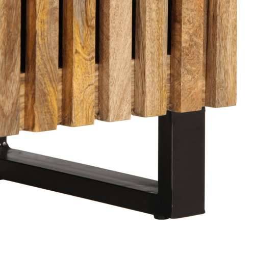 TV ormarić 105 x 34 x 46 cm od grubog masivnog drva manga - Svjetlosmeđa 1 Cijena
