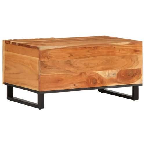 Stolić za kavu 80x51x40 cm od masivnog drva bagrema Smeđa 1 Masivno bagremovo drvo Cijena