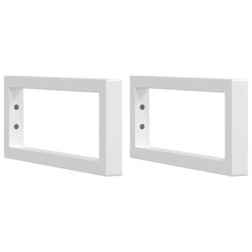 Zidna polica za Lavabo - Umivaonik od čelika i masivne hrastovine tamno smeđe i bijele boje 100 x 40 x 2 cm 1 Pravokutno Cijena