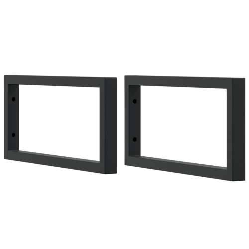 Zidna polica za Lavabo - Umivaonik od čelika i masivne hrastovine - Smeđa i crna 80 x 50 x 2 cm 1 Pravokutno Cijena