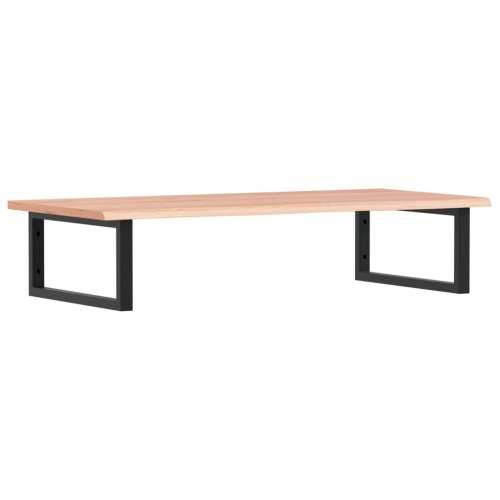 Zidna polica za Lavabo - Umivaonik od čelika i masivne hrastovine svijetlo smeđa i crna 100 x 50 x 2 cm 1 Pravokutno Cijena