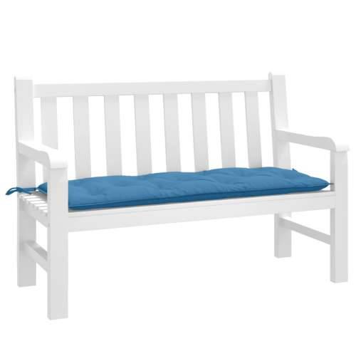 Jastuk za vrtnu klupu prošarano plavi 120x50x7 cm od tkanine - prošarana plava 120 x 50 x 7 cm 1 Cijena