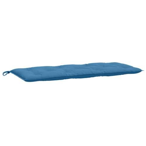 Jastuk za vrtnu klupu prošarano plavi 120x50x7 cm od tkanine - prošarana plava 120 x 50 x 7 cm 1 Cijena