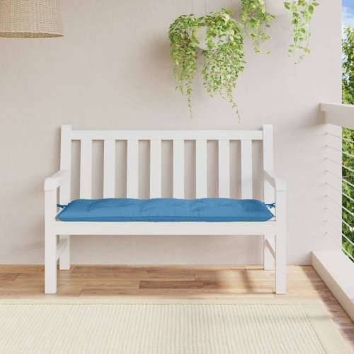 Jastuk za vrtnu klupu prošarano plavi 120x50x7 cm od tkanine - prošarana plava 120 x 50 x 7 cm 1 Cijena